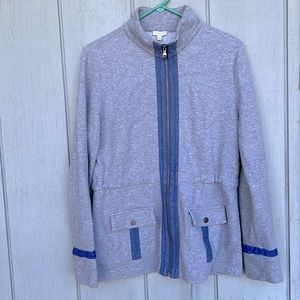Talbots casual women’s gray medium jacket